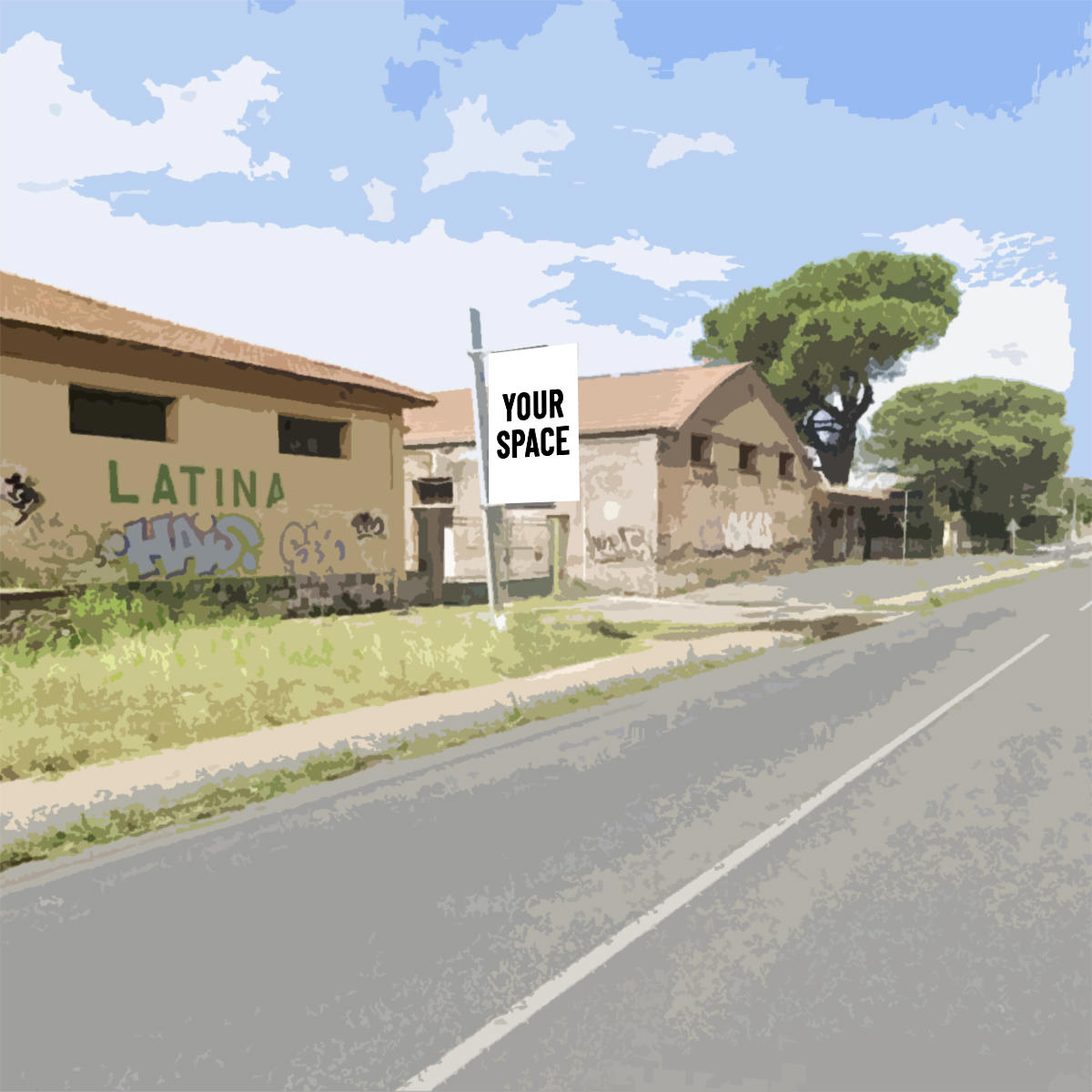 SPAZIO PUBBLICITARIO 210 x 150 Via Nettunense (APRILIA) Dal 20/10/2026 al 17/11/2026 29 giorni